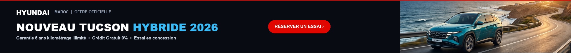 Hyundai Maroc - Crédit 0% & Reprise Immédiate